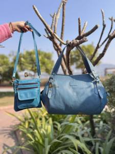 Combo Of Two Genuine Leather Tote <b>Bag</b> & Sling <b>Bag</b> Stylish Purse Latest Designer Wholesale <b>Bags</b> for <b>Women's</b> Multi Use - Product Image 2