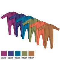 Vêtements pour bébé en bambou certifié GRS GOTS, vente en gros, combinaison pour bébé avec boutons