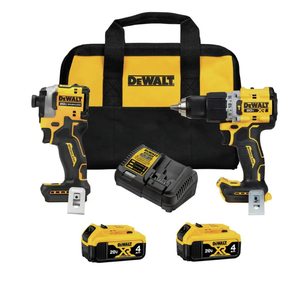 Kit Combinado de 2 Herramientas de 20V Max con Batería, Taladro Percutor y Atornillador de Impacto - Product Image 6
