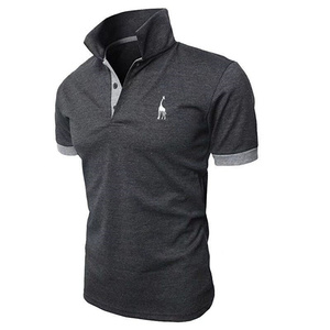 T-shirt Homme Blanc Tricoté Écologique Vintage à Manches Courtes en Polyester/Coton Décontracté Respirant Couleur Unie pour le Golf - Product Image 2
