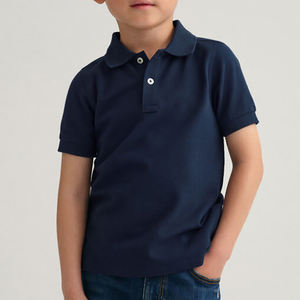 Camiseta Polo Informal Personalizada OEM de Bangladesh para Niños, Uniforme Juvenil, Ropa Escolar Transpirable y Ecológica de Alta Calidad para Uso Diario - Product Image 4
