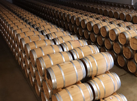 Baril à whisky et à vin remis à neuf de 225 L, en chêne français et américain, brun/argenté, origine UG