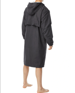 Parka de natación de Bata de cambio impermeable seca con forro polar Sherpa forro de nailon resistente al agua último diseño de talla grande - Product Image 6