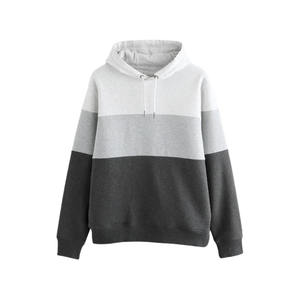 Sweat à capuche color block pour homme et femme, sweat-shirt à capuche décontracté, polaire chaud, manches longues, streetwear d'hiver, vêtements de tous les jours - Product Image 1