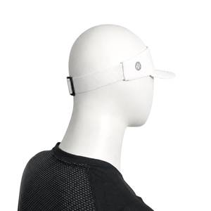 Casquette de sport avec visière FOLDY blanche - Product Image 4