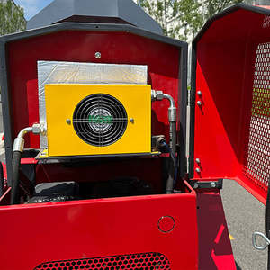 รถตักล้อยางดีเซล เครื่องยนต์คูโบต้า รถตักขนาดเล็ก รถขุดตีนตะขาบแบบเดินตาม รถตักไฮดรอลิก รถบดไม้สำหรับงานป่าไม้ แรงบิดสูง - Product Image 4