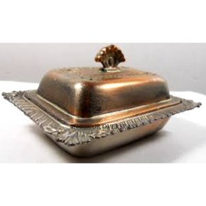 Gadgets de cuisine en métal plaqué or de qualité supérieure, plat à beurre, accessoires de service et de rangement, accessoires de fantaisie unique - Product Image 1