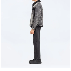 Chaqueta Vaquera de Invierno para Hombre, Diseño Moderno, Alta Calidad, Ecológica, Personalizada con Logotipo Frontal, Poliéster y Algodón - Product Image 3