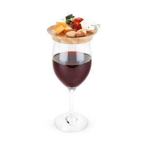 Juego de 4 adornos de vidrio de bambú natural para aperitivos, suministros para fiestas - Product Image 3