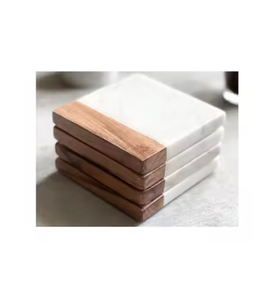 Sous-verres décoratifs faits à la main avec logo personnalisé avec design multiple et plusieurs couleurs disponibles Large gamme de sous-verres écologiques - Product Image 4