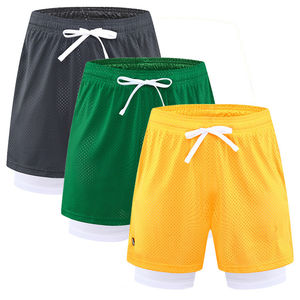 OEM Breathable Quick Dry <b>Woven</b> Polyester <b>Shorts</b> Pockets <b>Men</b> Sportswear Fitness Workout <b>Shorts</b> <b>Men</b> - Product Image 1