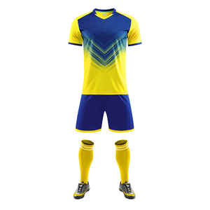 Maillots de football de conception personnalisée pour adultes uniformes de football de style rétro avec technologie de coupe automatisée pour les sports d'équipe en club - Product Image 1