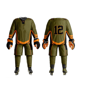 เครื่องแบบฮ็อกกี้น้ำแข็งทนทานเครื่องแบบฮ็อกกี้น้ำแข็งฉลากส่วนตัว - Product Image 1