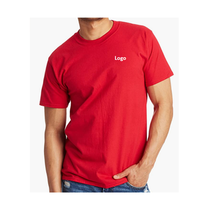 Venta al por mayor Camiseta de algodón de secado rápido para hombres de alta calidad cómodo 100% algodón de color personalizado camisetas de manga corta para hombres - Product Image 4