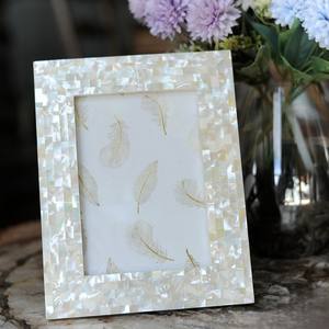 Handcrafted Rustic <b>MOP</b>-Inspired Photo Frame Quality Retro <b>Wall</b> Art Vintage Decor Handmade in India - Product Image 3