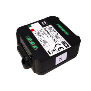 Dalcnet DLM1224-1CV-DMX Led Dimmer Bus DMX512 12 12V 24V 10A pulsante N.O. 0/1-potenziometro 10V-unità di illuminazione/controllo e - Product Image 2