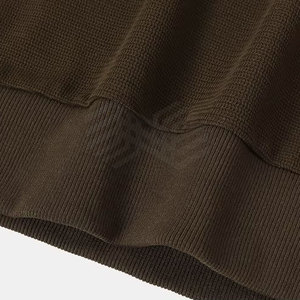 Sudadera de Forro Polar de Manga Larga para Hombre, Personalizada, de Alta Calidad, Resistente al Viento, Cuello Redondo, Lisa, Teñida, para Invierno - Product Image 5
