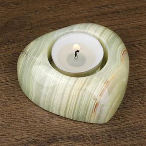 Creative heart-shaped Marble Candle Holders craft for decoration - Product Image 5