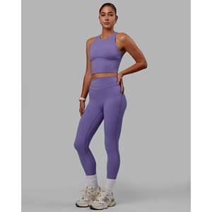 Camiseta sin mangas Enhance Shelf Bra para mujer - Morado Dahlia - Product Image 3