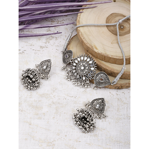 GS Vintage White Flower Round Choker Stylish <b>Wedding</b> <b>Accessory</b> - Product Image 1