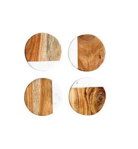 Posavasos de resina y madera de diseño de moda, diseño personalizado para el hogar, Hotel, vajilla, posavasos, función ecológica - Product Image 2