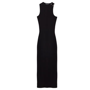 Vestido midi con cuello asimétrico - Product Image 3