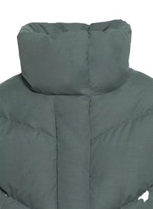 Veste matelassée pour femmes avec impression de logo personnalisé léger et matelassé avec col à capuche design personnalisé OEM - Product Image 2