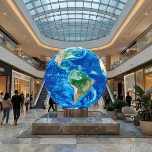 จอแสดงผล LED ทรงกลมในอาคาร P2/P2.5 แสดงภาพวิดีโอ 360 องศา ไร้รอยต่อ ความละเอียด 8K และ HDR10+ สำหรับการโฆษณา - Product Image 1