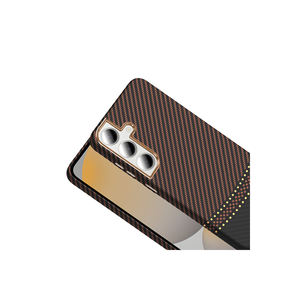 Coque de téléphone en TPU souple à texture fibre de carbone compatible M-Safe pour Samsung Galaxy S24 FE Plus, protection en silicone - Product Image 6