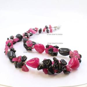 Listo para enviar En stock Envío rápido Moda Cuentas de resina Collar largo Bohemia mujeres collar de cuentas de colores - Product Image 6