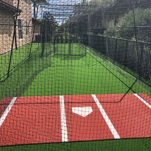 Tapete de Bateo de Béisbol Versión Mejorada y Gruesa de 3.8'x10', Tapete de Entrenamiento de Bateo de Béisbol con Césped Artificial y Base de Bateo Integrada - Product Image 3