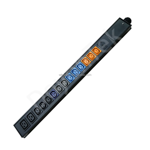PDU à montage en rack AV1P-STI112I202A3 avec prises IEC codées par couleur pour les armoires de serveurs de centre de données et les équipements réseau - Product Image 1