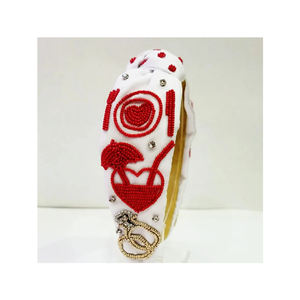 New Design Luxury Daily Wear Beaded <b>Headband</b> with Valentine's Day Theme - Product Image 2