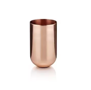 Taza de té de cobre personalizada con acabado pulido, recipiente medicinal de cobre de Crescent Crafts - Product Image 2