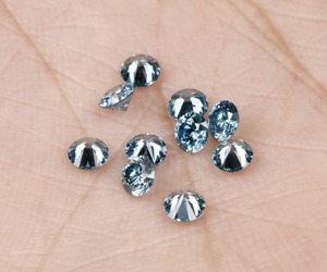 Diamante Cultivado en Laboratorio de 1.00 Ct, Corte Brillante Redondo, Color Azul, Certificado IGI, para Joyería, a Bajo Precio - Product Image 6