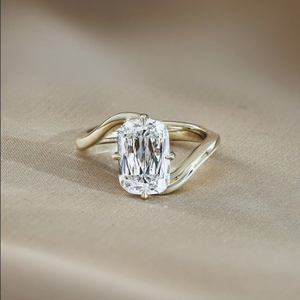 แหวนเพชร2กะรัตสำหรับผู้หญิงขนาด14กะรัตสีขาว/เหลือง/โรสโกลด์ได้รับการรับรอง VVS2เจียระไนแบบยอดเยี่ยมขายส่ง - Product Image 6