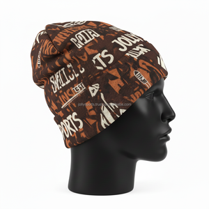 Gorro de Invierno Cálido para Hombre, Tejido de Poliéster y Elastano de Primera Calidad, 200GSM, Ligero, Elástico, Multicolor, con Logotipo Personalizado, Jacquard - Product Image 5