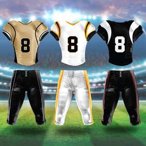 Uniformes de football américain pour jeunes, design personnalisé, uniforme de Football américain - Product Image 1