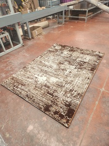 Tapis turc oriental antique Adiva, tissé à la machine, en polyester, résistant aux taches, à motif géométrique, à poils longs, pour usage domestique, rouge - Product Image 5
