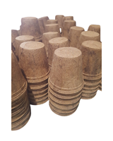 POTS EN FIBRE DE NOIX DE COCO NATURELLE DE HAUTE QUALITÉ/POT EN COCO/POT EN COIR POUR JARDIN DU VIETNAM À PRIX SPÉCIAL