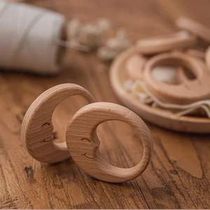 ยางกัดของเด็กทารกทำจากไม้ธรรมชาติทำด้วยมือ - Product Image 1