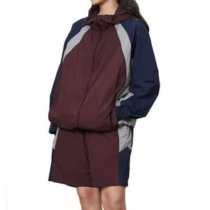 Sudadera unisex con logotipo personalizado, sudadera deportiva de talla grande con capucha y chándal para correr para mujer, cortavientos - Product Image 1