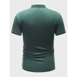 Polo bloqueado de Color para hombre, camisa de manga corta personalizada de alta calidad, informal, de verano, lo último - Product Image 6