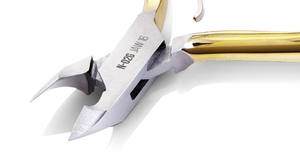 NGHIA Pince à cuticules professionnelle de haute qualité en acier inoxydable N-02G finition dorée Set de soins des ongles manucure pédicure durables - Product Image 3