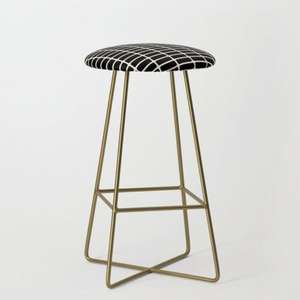 Tabouret en métal industriel avec design élégant et cadre robuste parfait pour les sièges de café ou de restaurant - Product Image 6