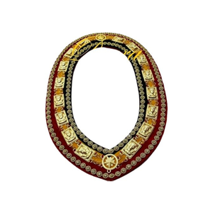 ชุดเดรสสฟิงซ์ประดับพลอยเทียมคอเสื้อมีปกแบบ Masonic colour/tri colour/tri Colour (ผ้ากำมะหยี่สามสี) - Product Image 2