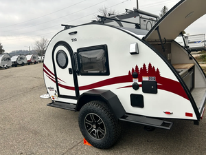 nuCamp T-@-G XL Black Canyon Customized <b>Small</b> Off-Road Camper Trailer Comfortable Fiberglass Camping Travel with <b>Tent</b> for Sale. - Product Image 3