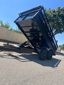 Fairly Used Premium Quality Steel Hydraulic Rear Tipper Semi Trailer Custom Color Size 14' 15-20T Payload Weberlane Dump Trailer - Product Image 3