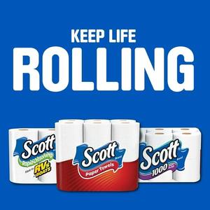 Scott 1000 <b>Toilet</b> Paper, 32 <b>Rolls</b>, 1,000 Sheets Per <b>Roll</b> (32,000 Total) - Product Image 3