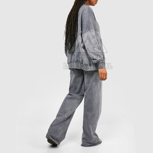 Chándal de Invierno para Mujer, Último Diseño, Talla Personalizada, Lavado Ácido, Venta al por Mayor, Chándal Cómodo para Mujer - Product Image 3